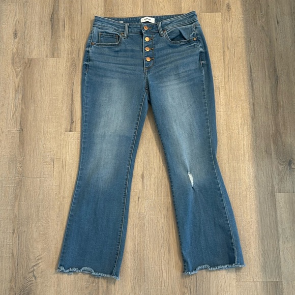 Sonoma Cropped Flare Jeans - Picture 1 of 4